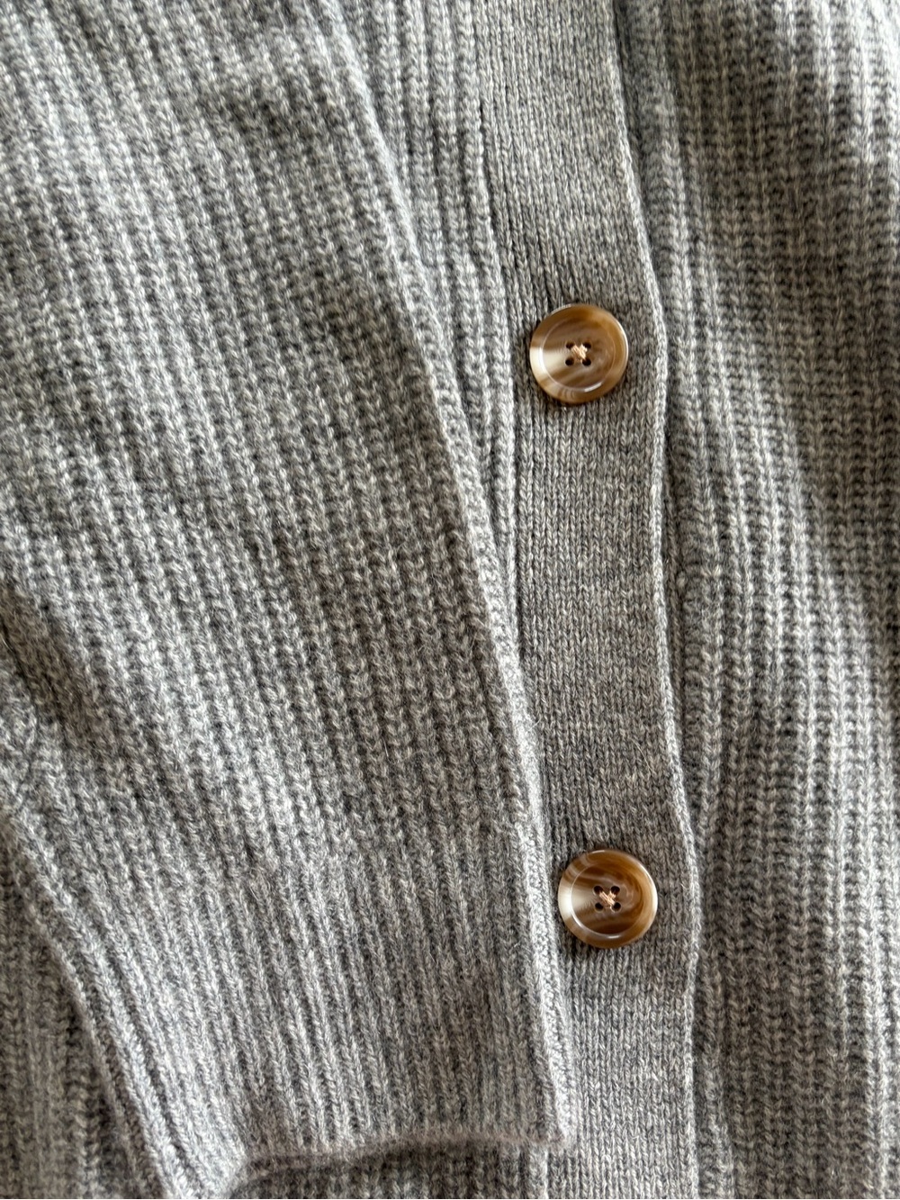 NWT MONGOLIAN CASHMERE OVERSIZED BOYFRIEND CARDIGAN SWEATER, XS - Picture 3 of 10